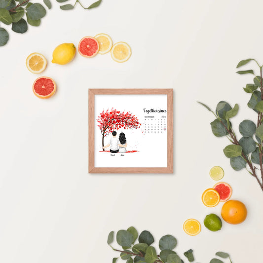 Sentiva Celebrate Marriage Anniversary Paper Framed Poster