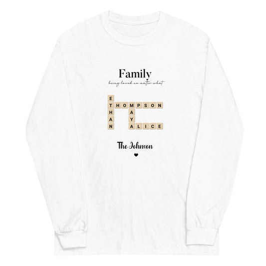 Sentiva Scrabble Men's Long Sleeve Shirt