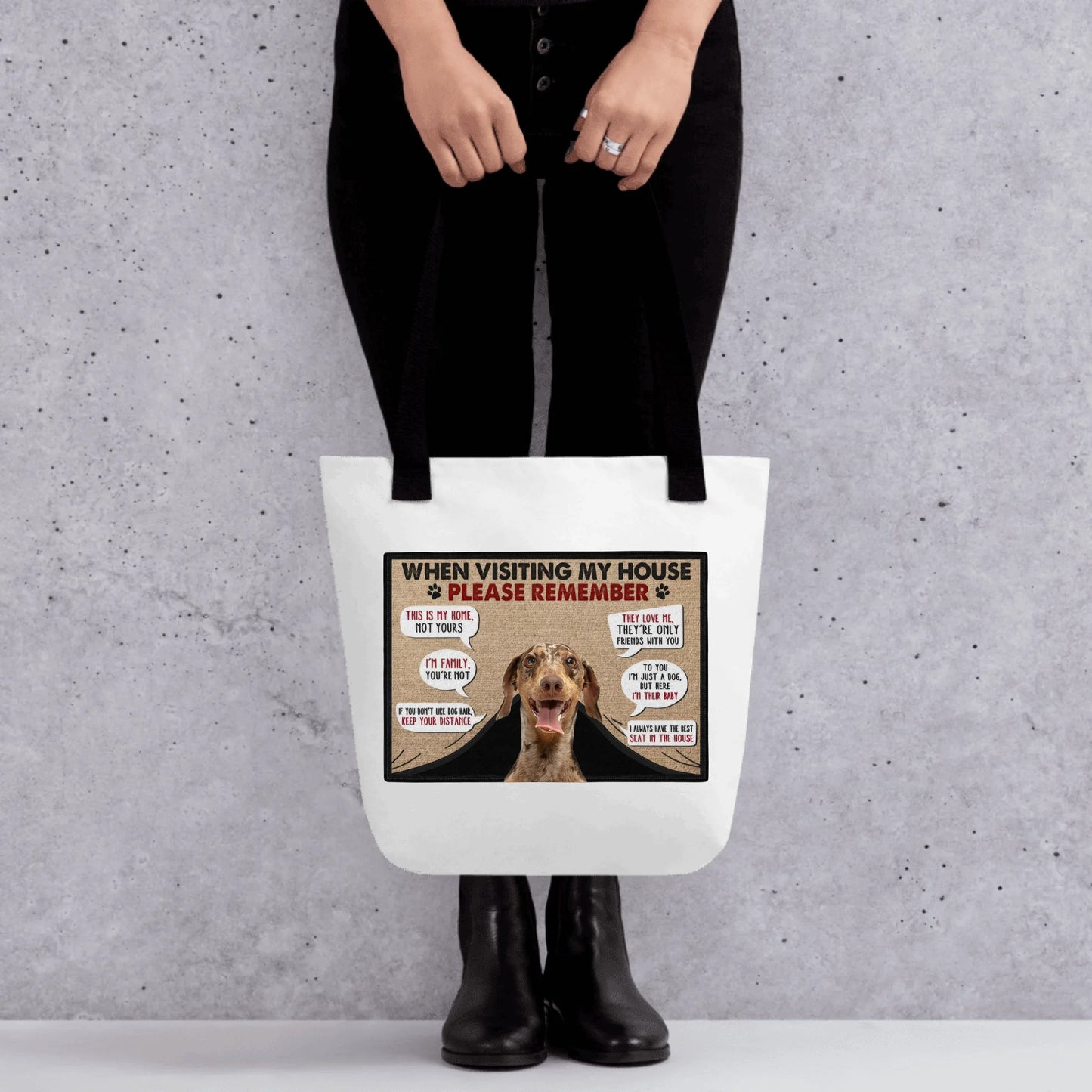 Sentiva My Pup, My Heart Tote Bag