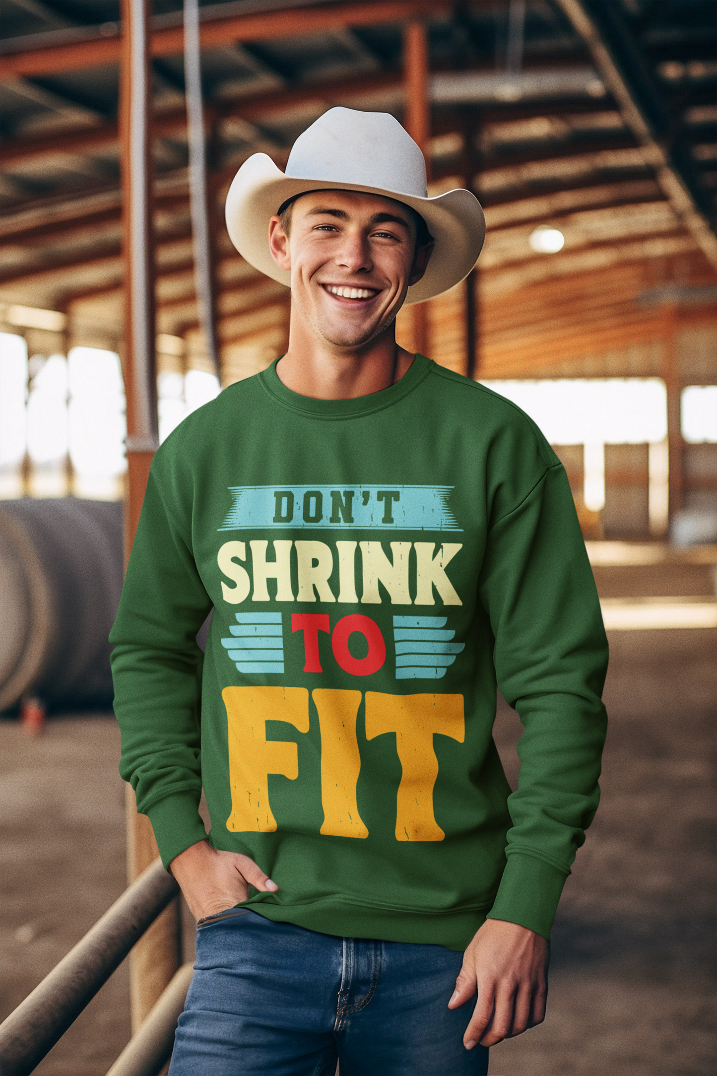 Dont-shrink-to-fit Unisex Premium Sweatshirt