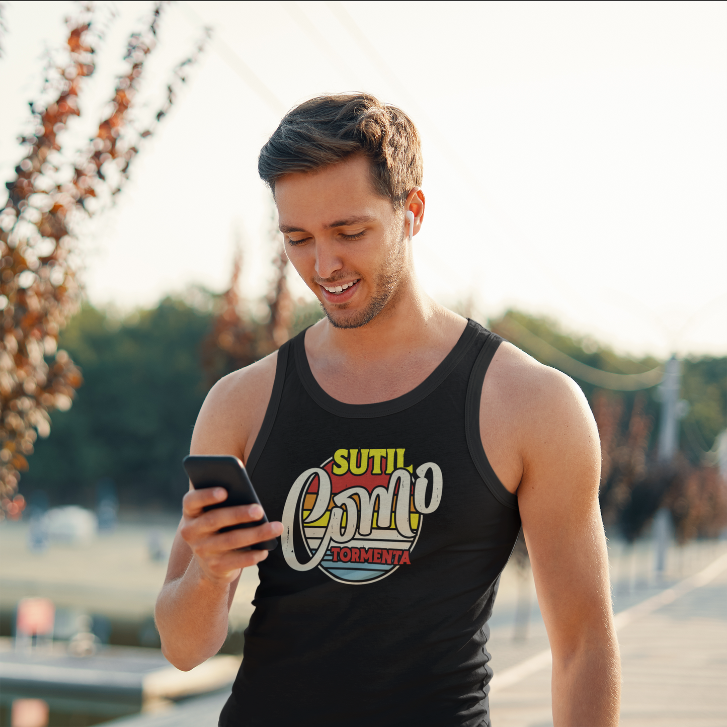 Sutil Como Tormenta Men's Tank Top