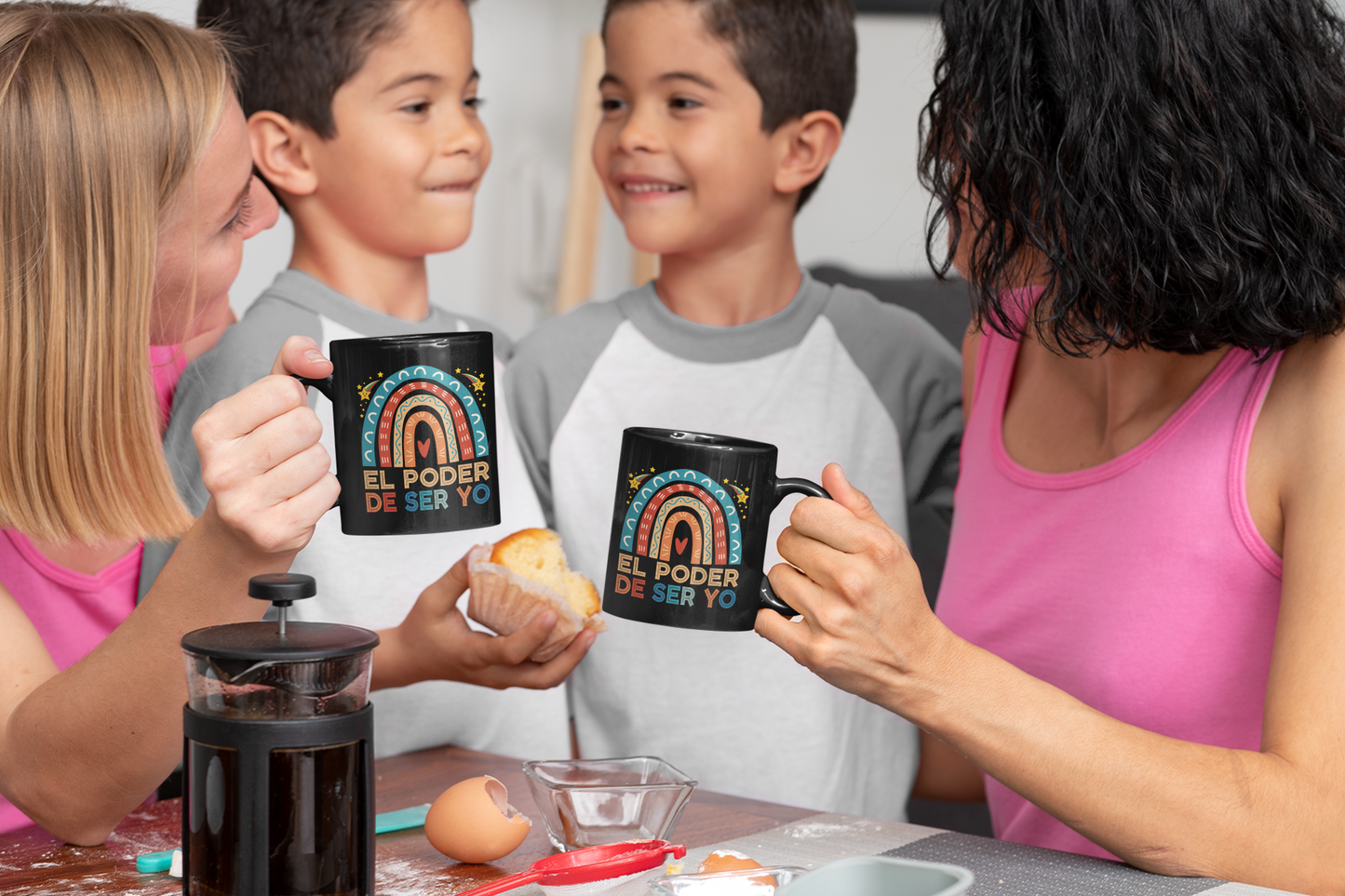 EL-PODER-DE-SER-YO Black Glossy Mug