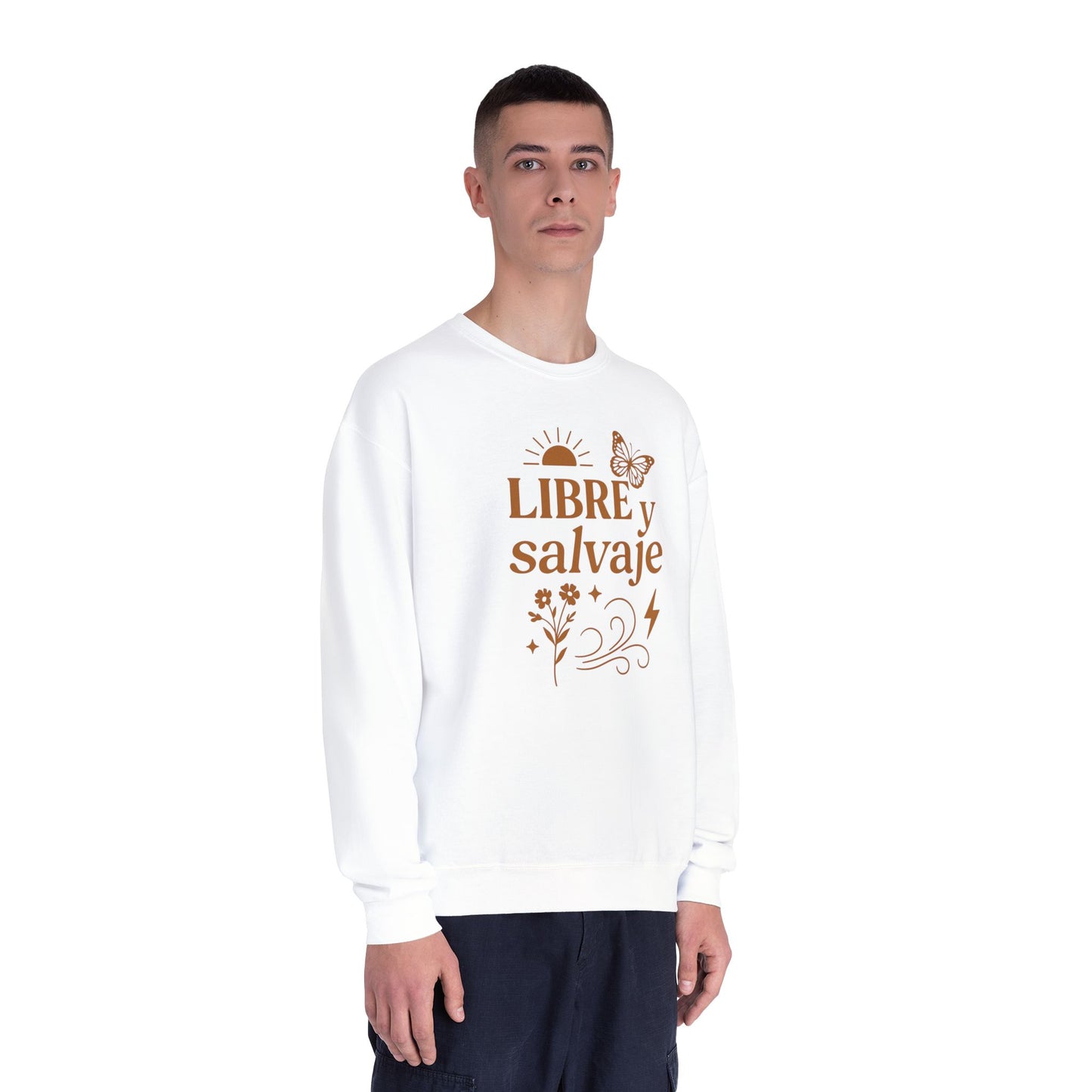 Libre y Salvaje Unisex Crewneck Sweatshirt