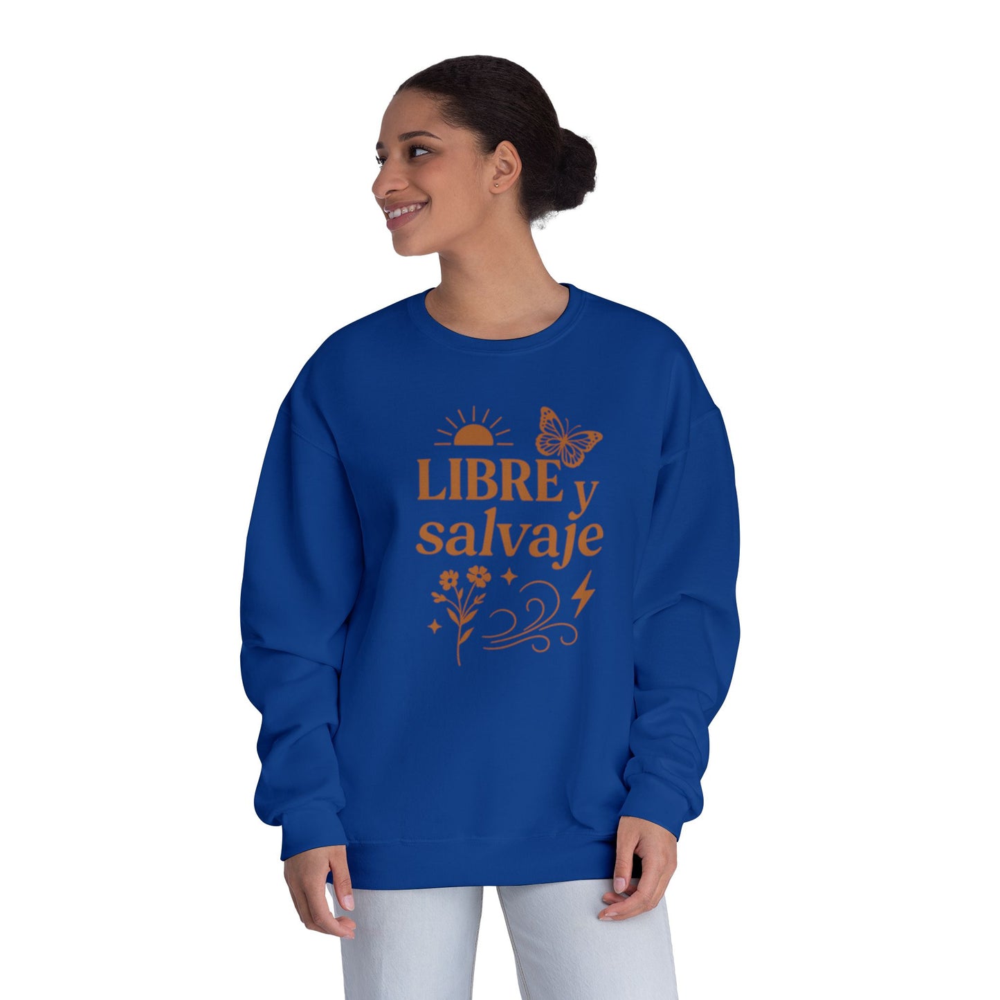 Libre y Salvaje Unisex Crewneck Sweatshirt