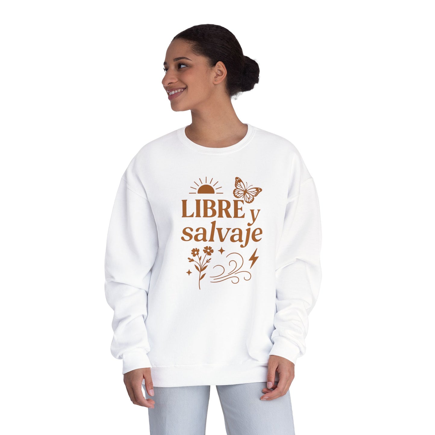 Libre y Salvaje Unisex Crewneck Sweatshirt