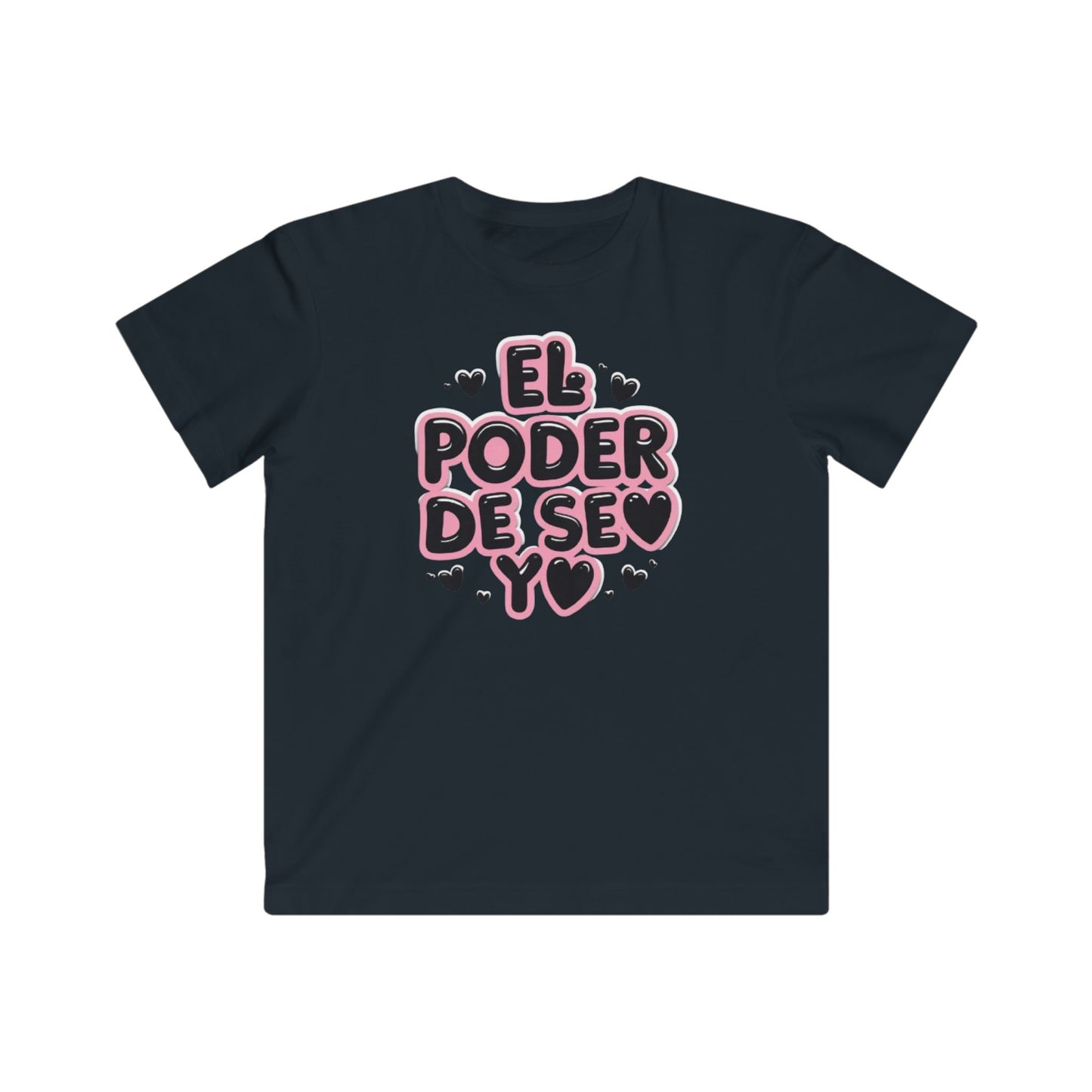 Kids Tee — "El Poder de Su Yo" Cute Spanish Empowerment Shirt