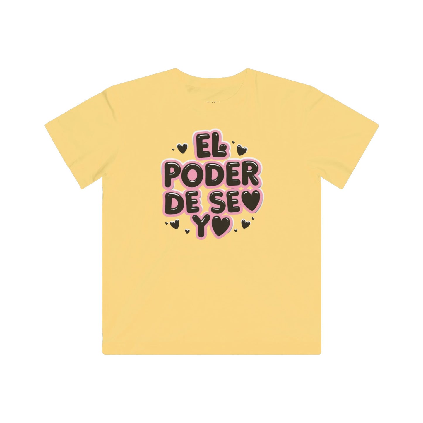 Kids Tee — "El Poder de Su Yo" Cute Spanish Empowerment Shirt
