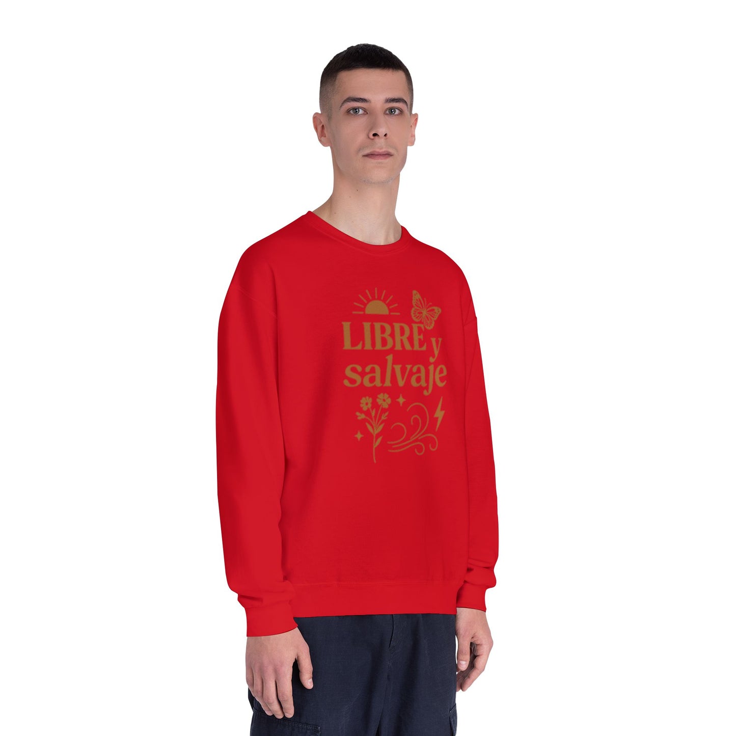 Libre y Salvaje Unisex Crewneck Sweatshirt