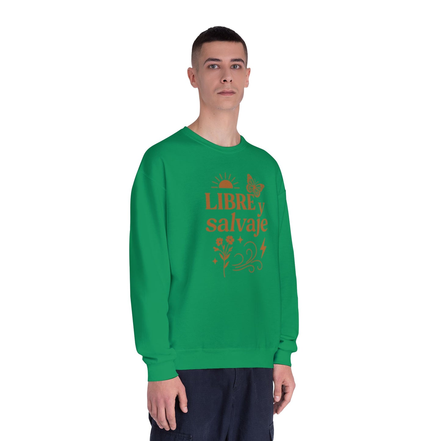 Libre y Salvaje Unisex Crewneck Sweatshirt