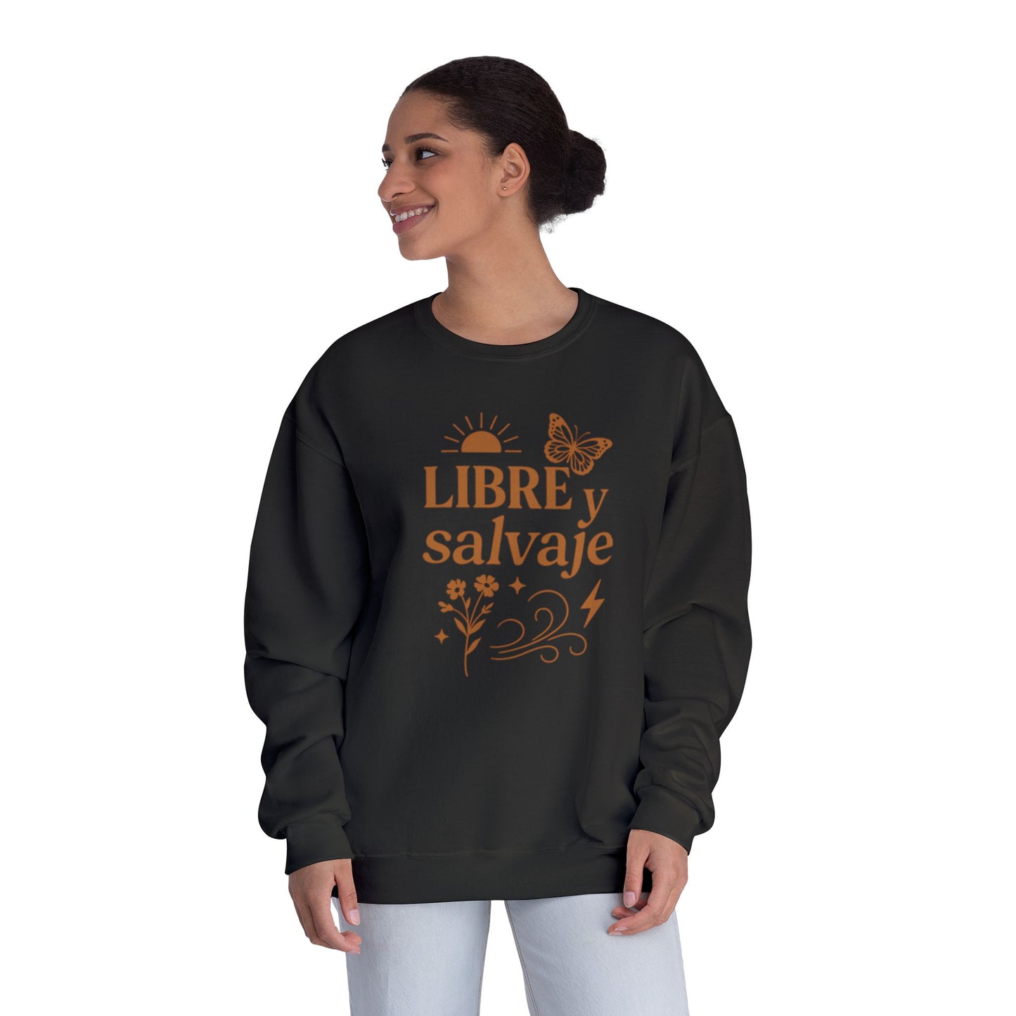 Libre y Salvaje Unisex Crewneck Sweatshirt
