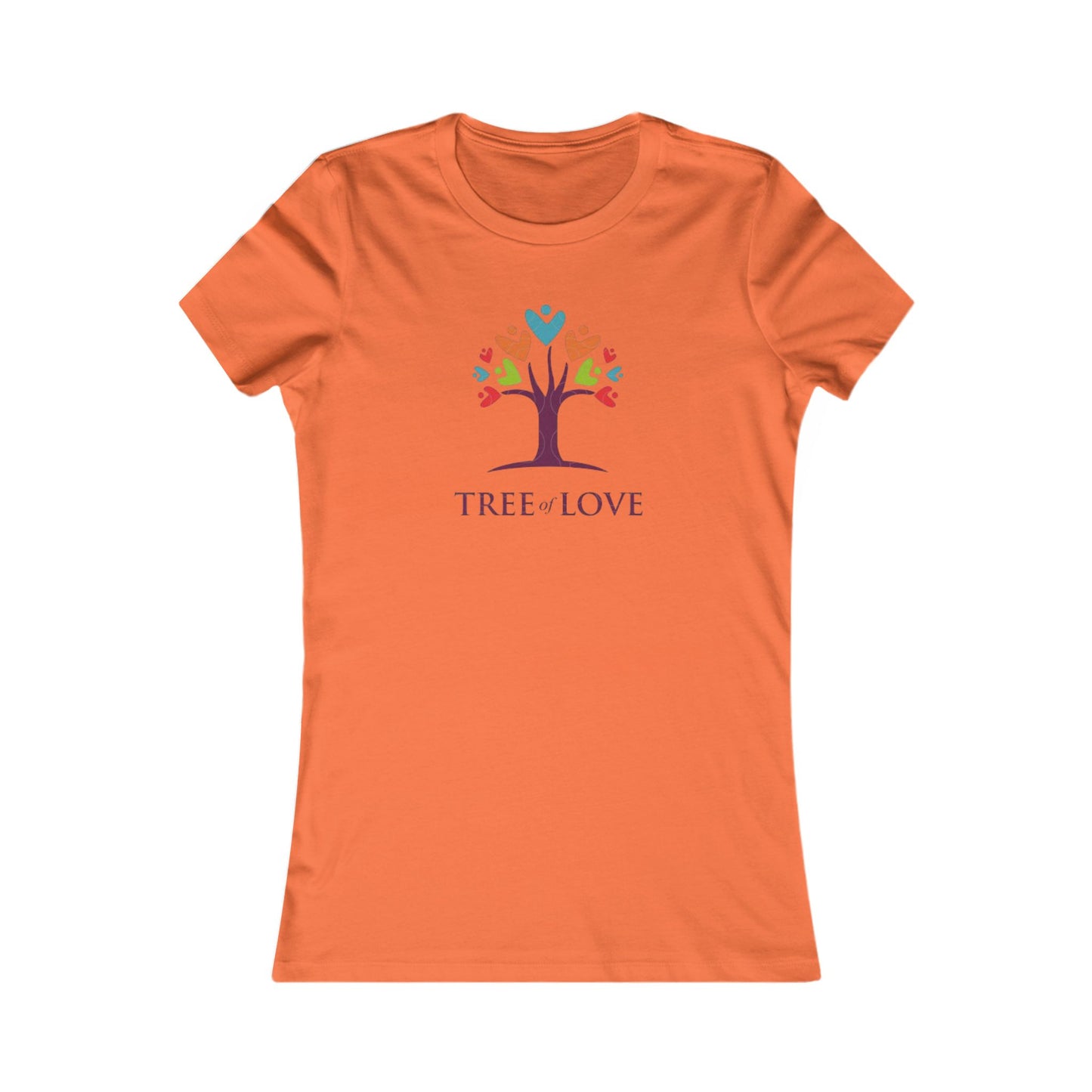 Tree of Love Women's Tee — Heart Tree Graphic Shirt for Moms & Nature Lovers