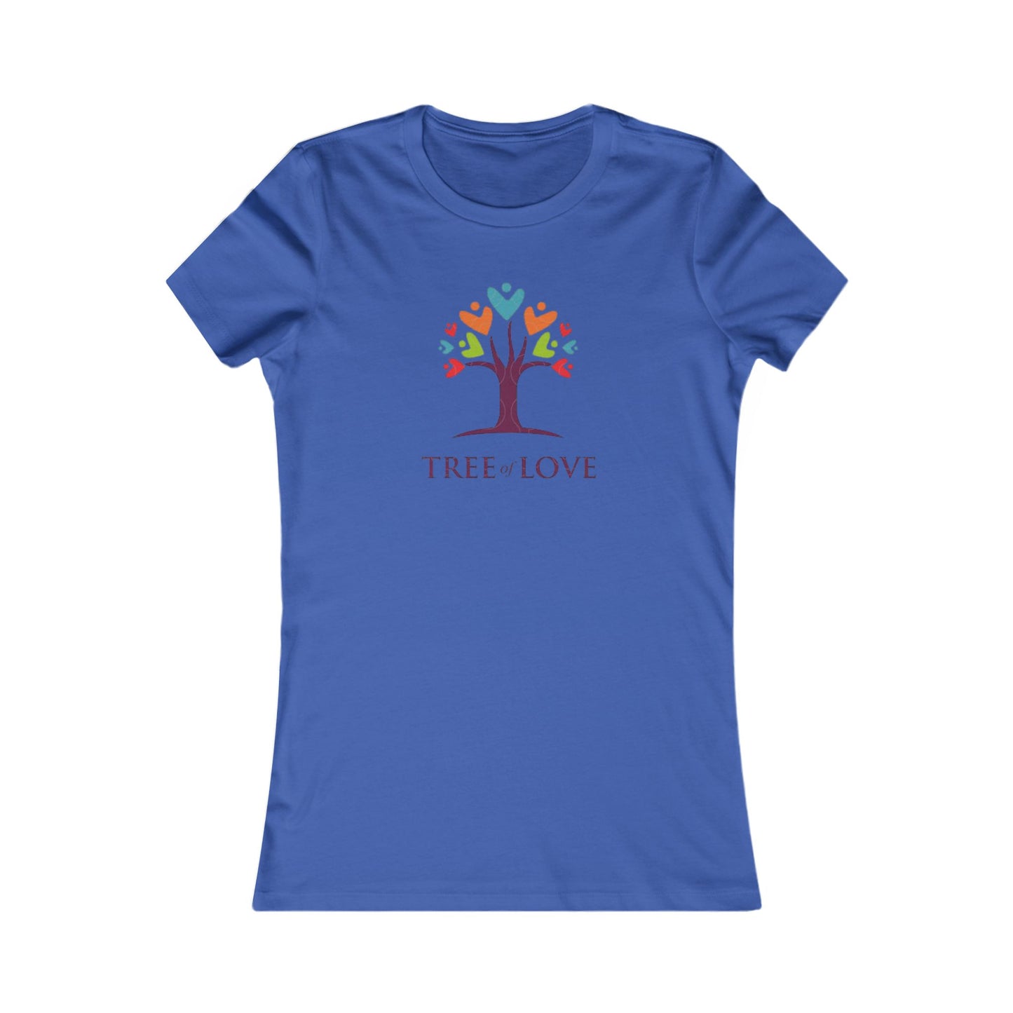 Tree of Love Women's Tee — Heart Tree Graphic Shirt for Moms & Nature Lovers
