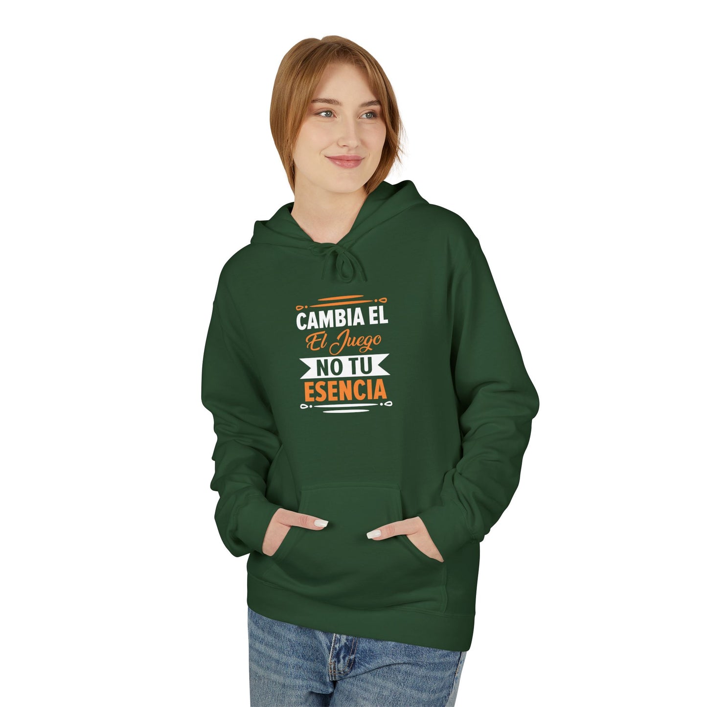 Hoodie - Cambia el Juego no tu Esencia Spanish Inspirational Pullover