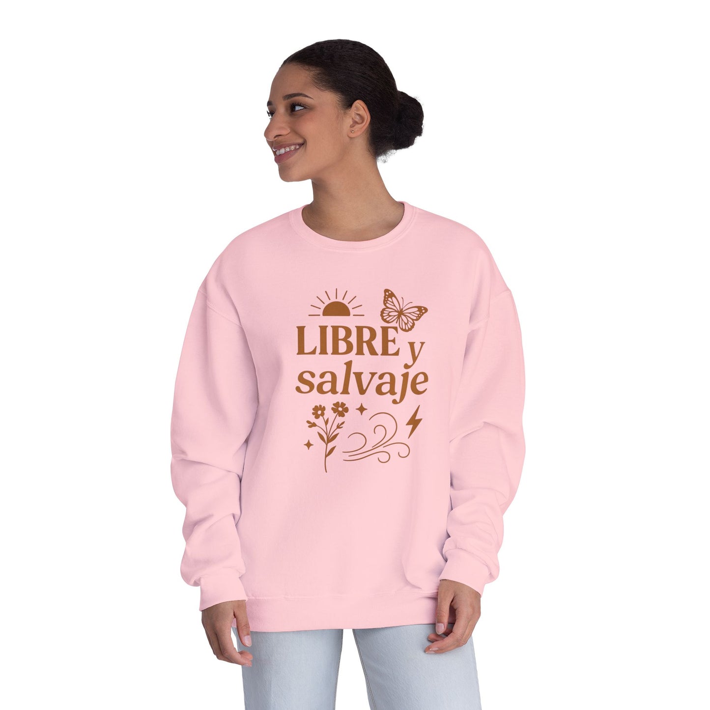 Libre y Salvaje Unisex Crewneck Sweatshirt