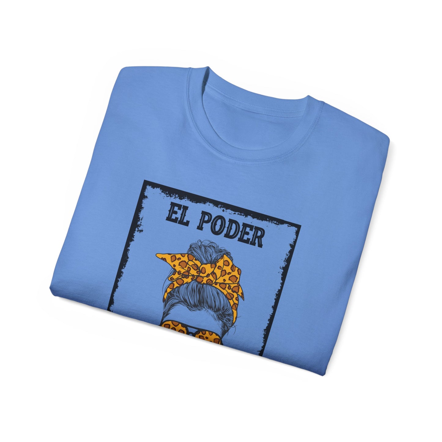 El Poder de Ser Yo T‑Shirt — Empowering Spanish Graphic Tee with Leopard Headscarf