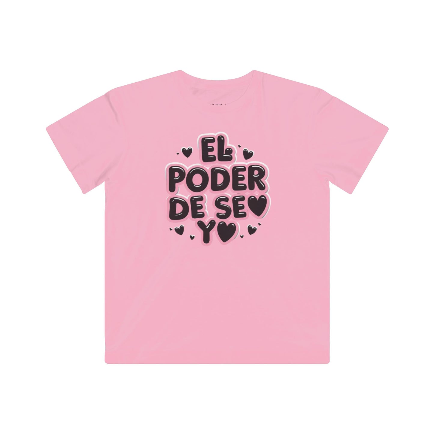 Kids Tee — "El Poder de Su Yo" Cute Spanish Empowerment Shirt