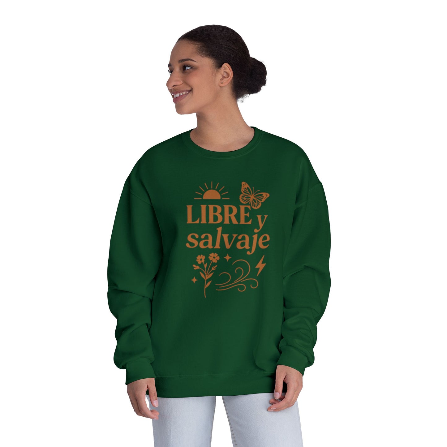 Libre y Salvaje Unisex Crewneck Sweatshirt
