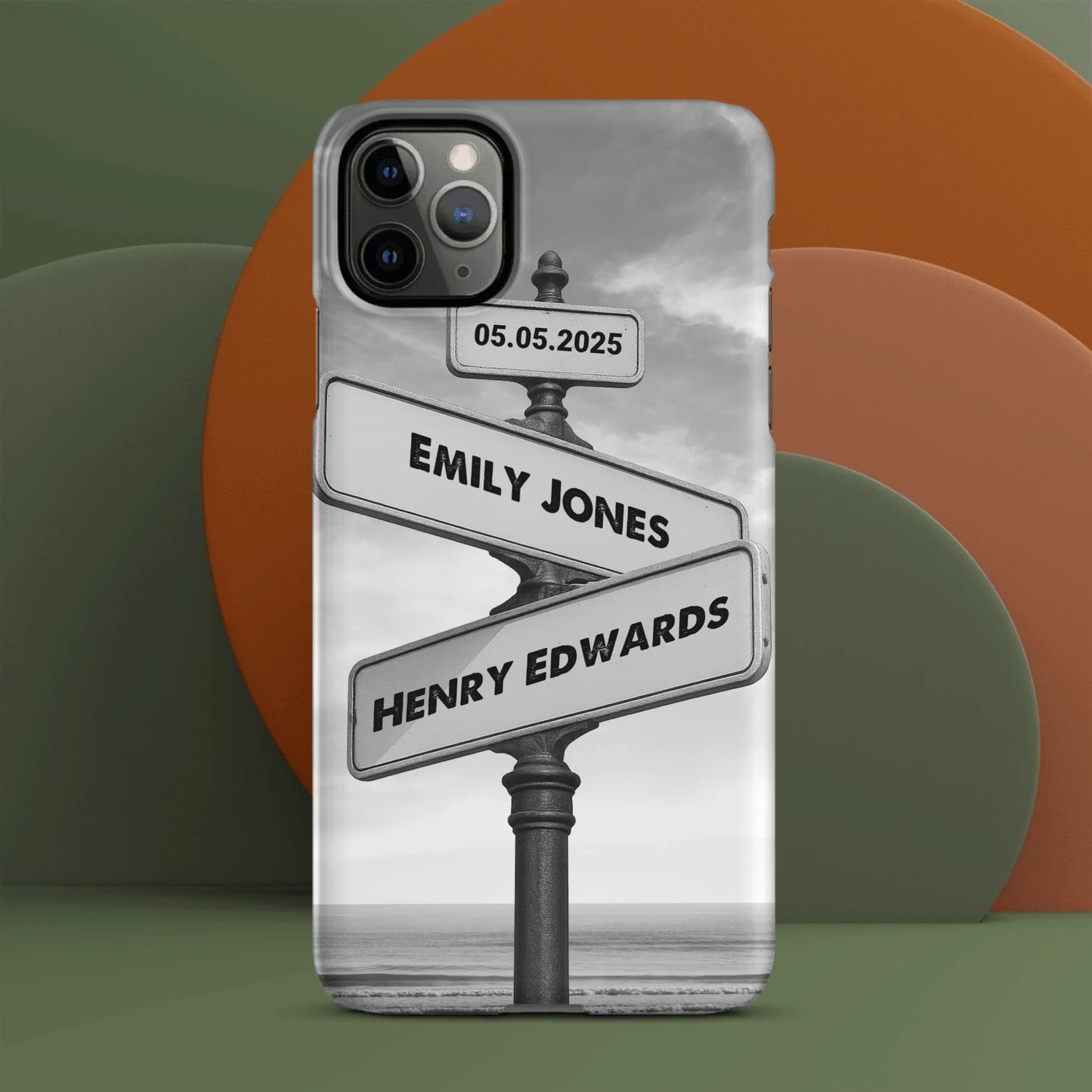 Sentiva Date of Love for Couple Phone Case