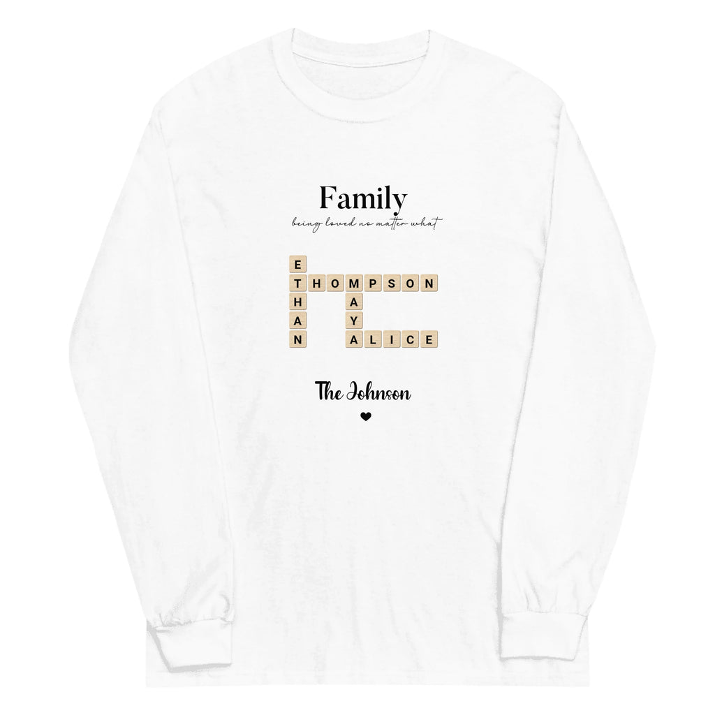Sentiva Scrabble Men's Long Sleeve Shirt