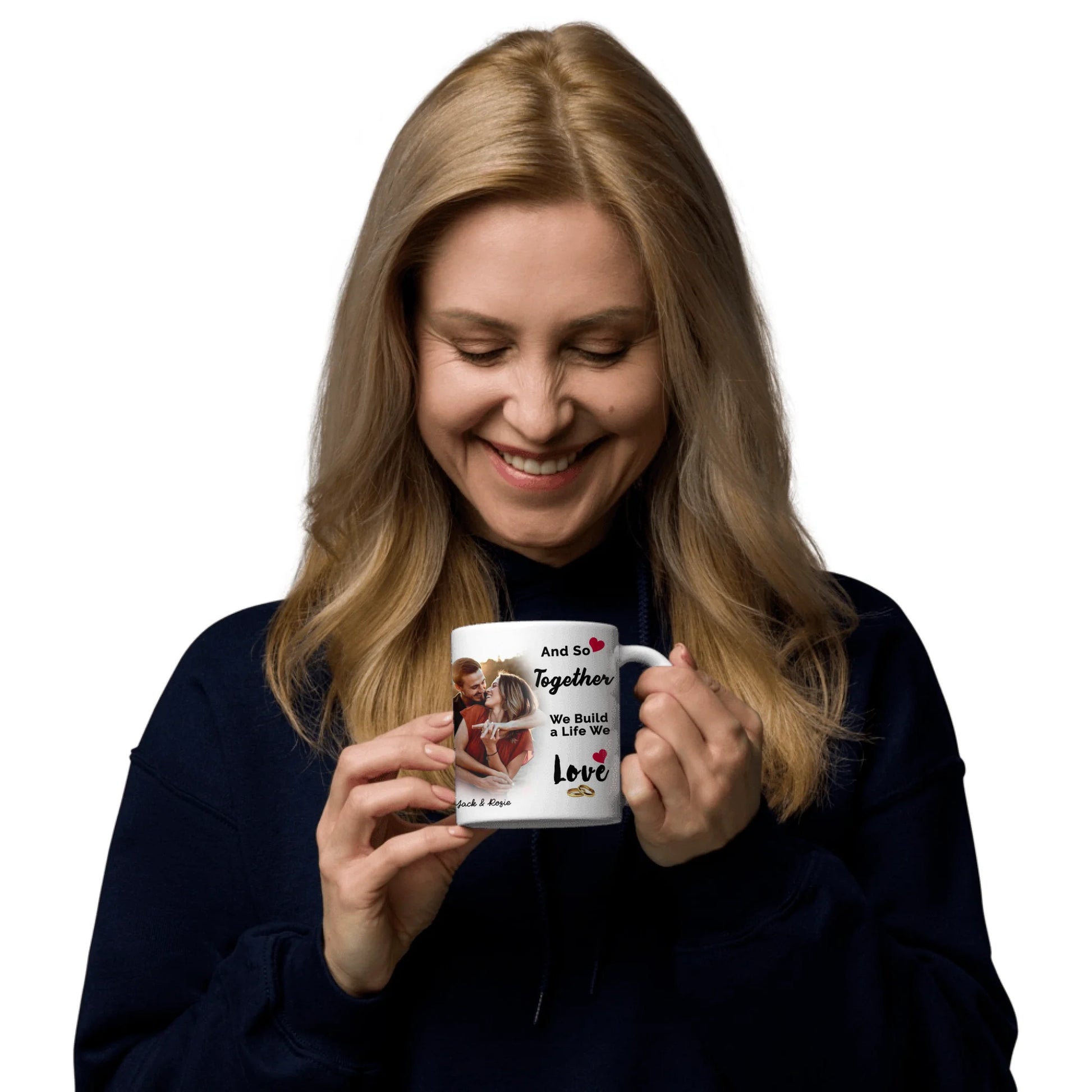 Sentiva Together We Build A Life Valentine Mug