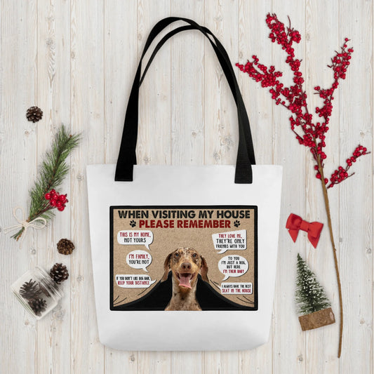 Sentiva My Pup, My Heart Tote Bag