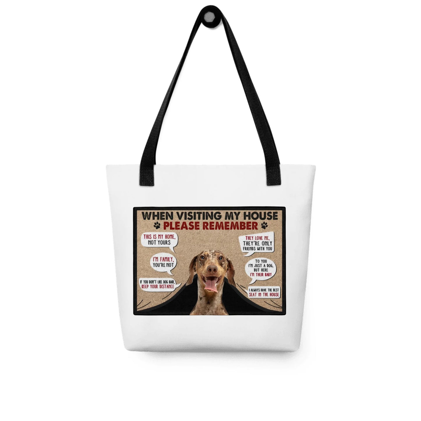 Sentiva My Pup, My Heart Tote Bag