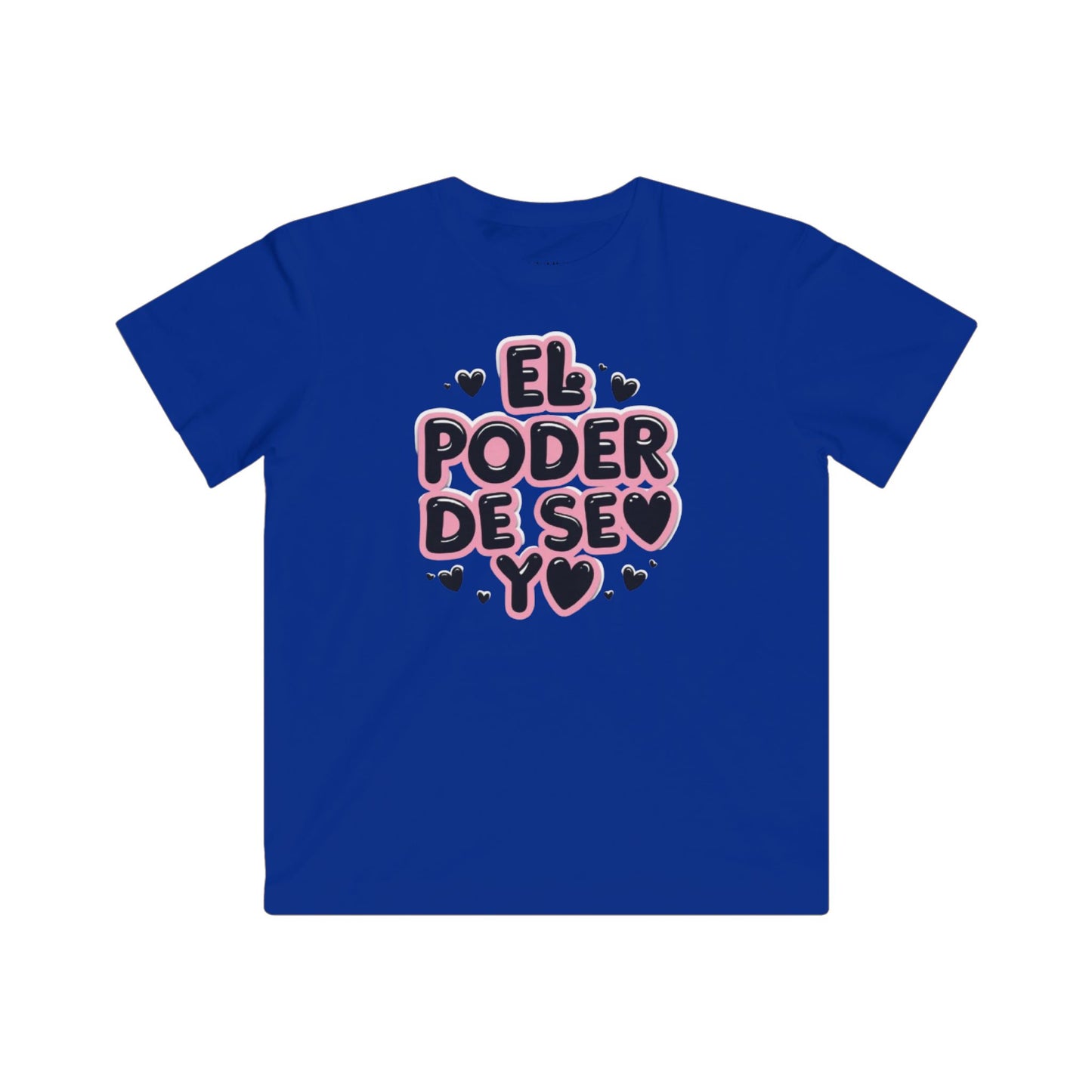 Kids Tee — "El Poder de Su Yo" Cute Spanish Empowerment Shirt