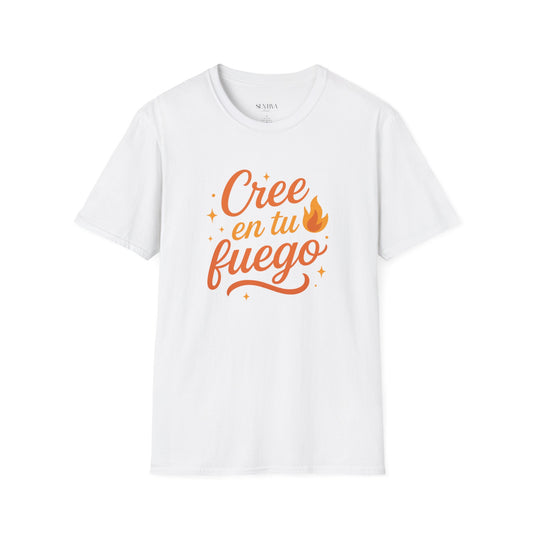 Cree en tu Fuego Inspirational T-Shirt