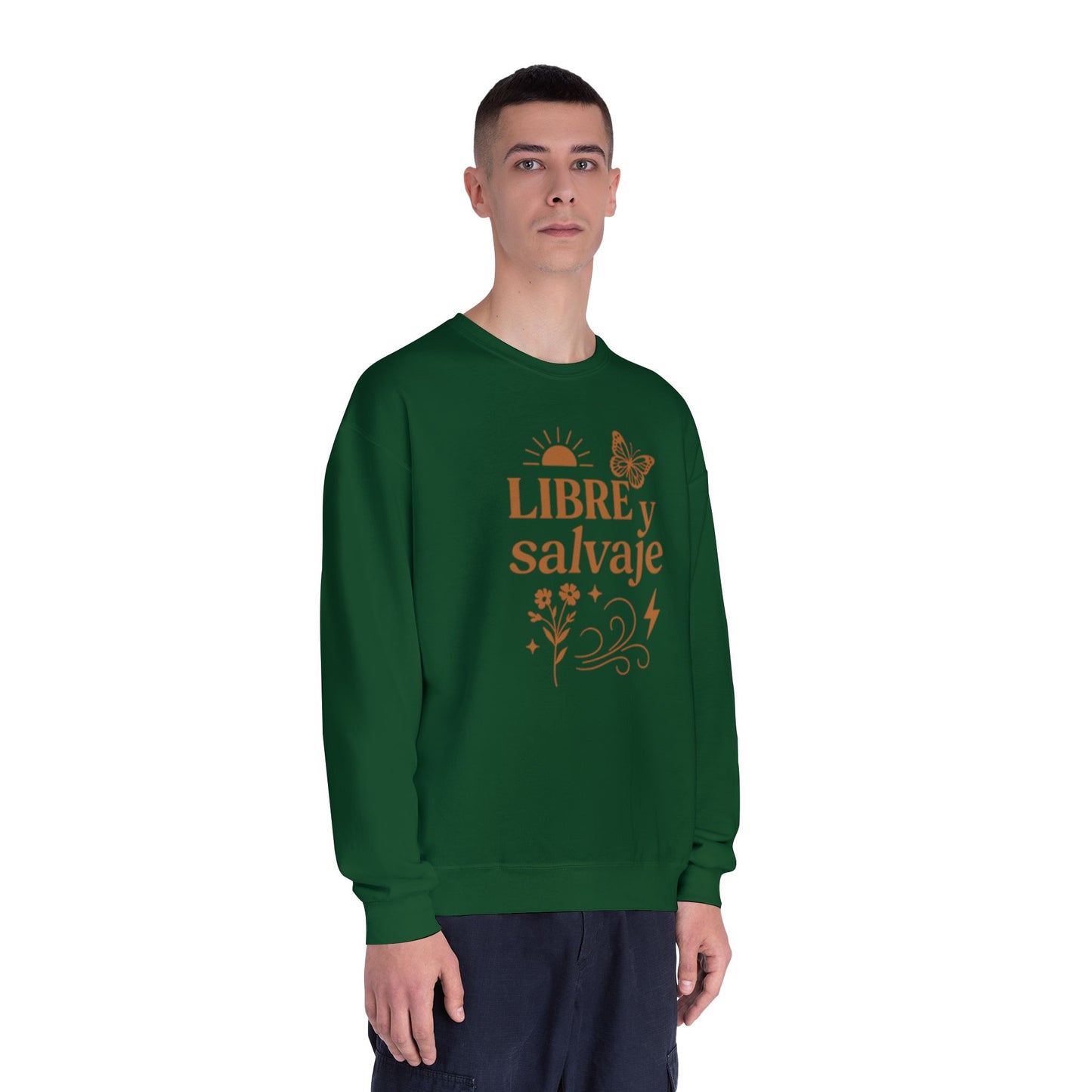 Libre y Salvaje Unisex Crewneck Sweatshirt