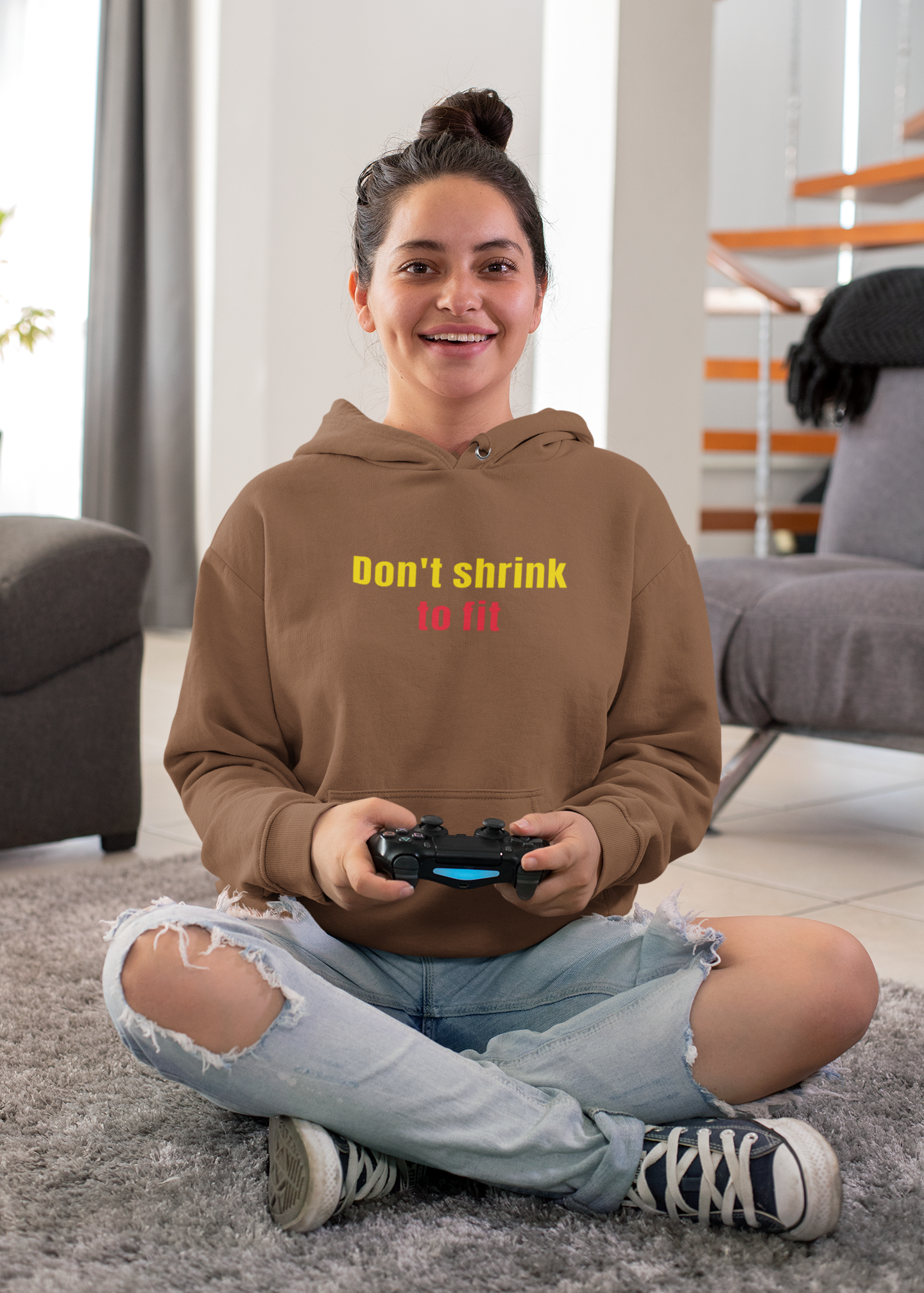 Don't Shrink To Fit Unisex Hoodie