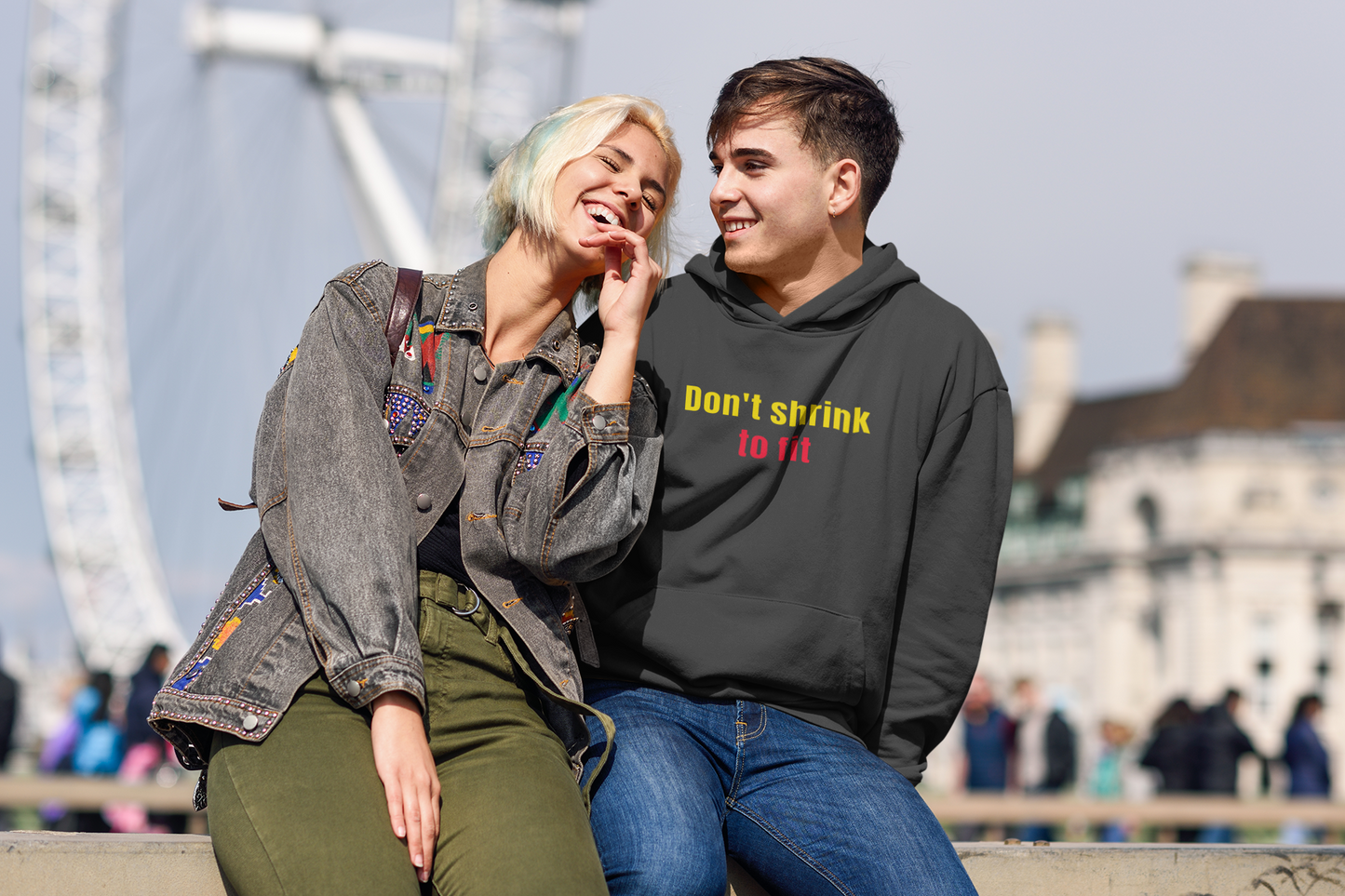 Don't Shrink To Fit Unisex Hoodie