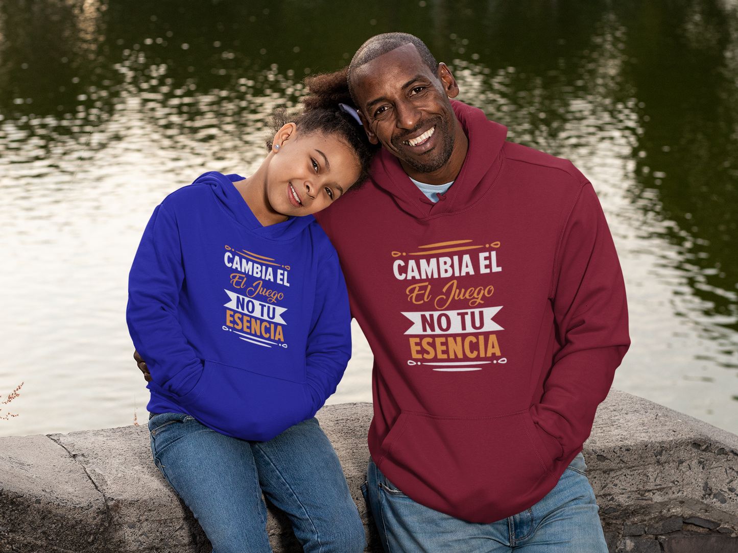 CAMBIA EL JUEGO, NO TU ESENCIA Unisex Hoodie