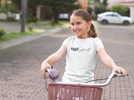 Kids Tee — "Eres Suficiente" Inspirational Spanish Youth T‑Shirt