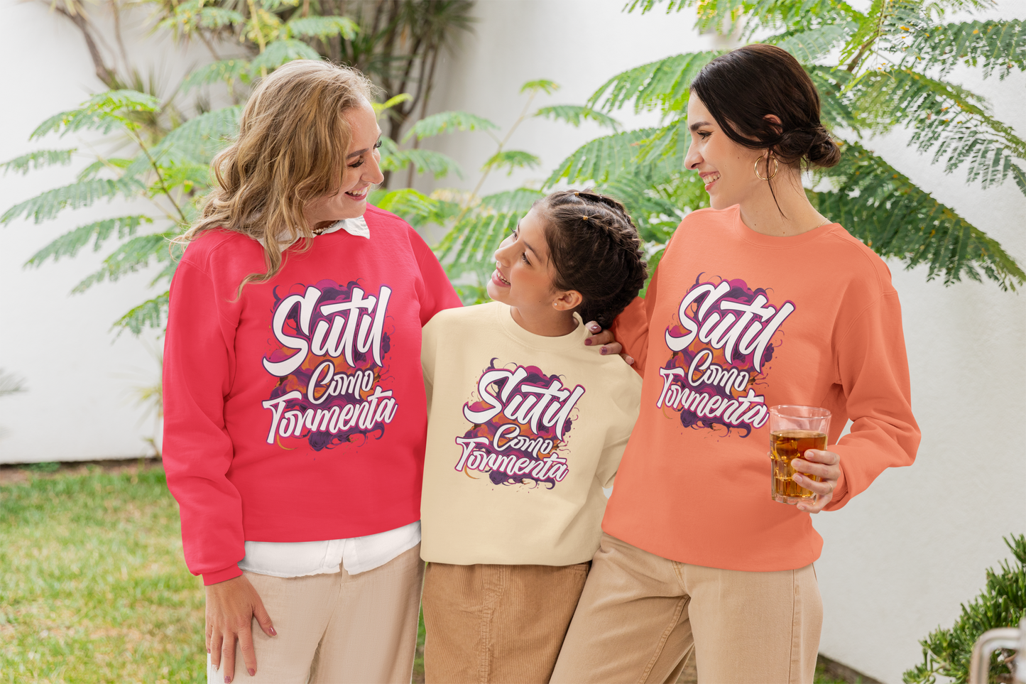 Sutil-como-tormenta Unisex Premium Sweatshirt