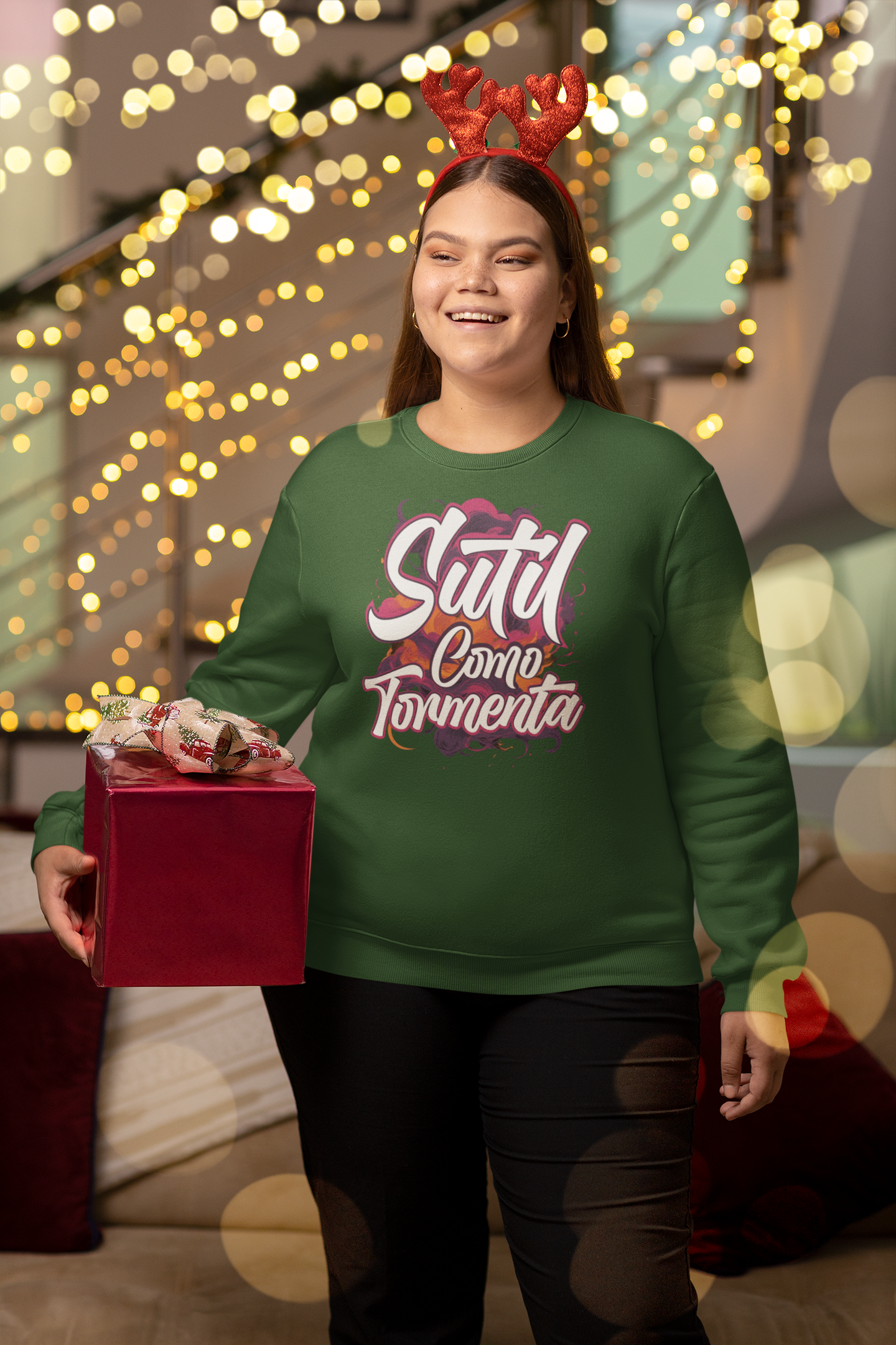 Sutil-como-tormenta Unisex Premium Sweatshirt
