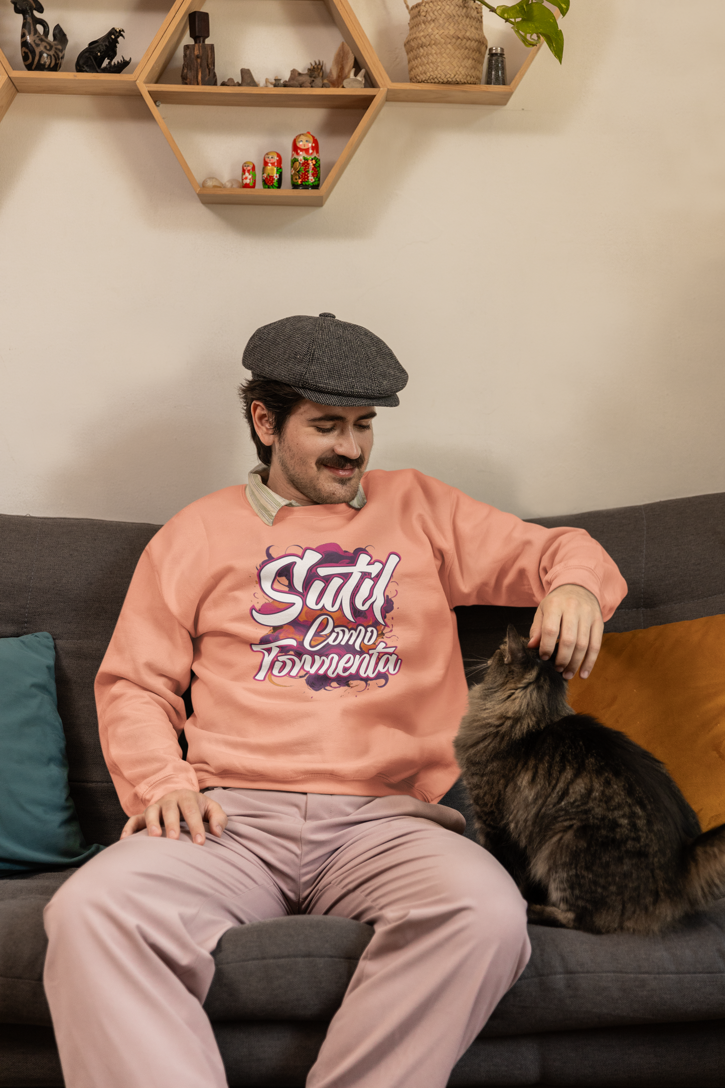 Sutil-como-tormenta Unisex Premium Sweatshirt