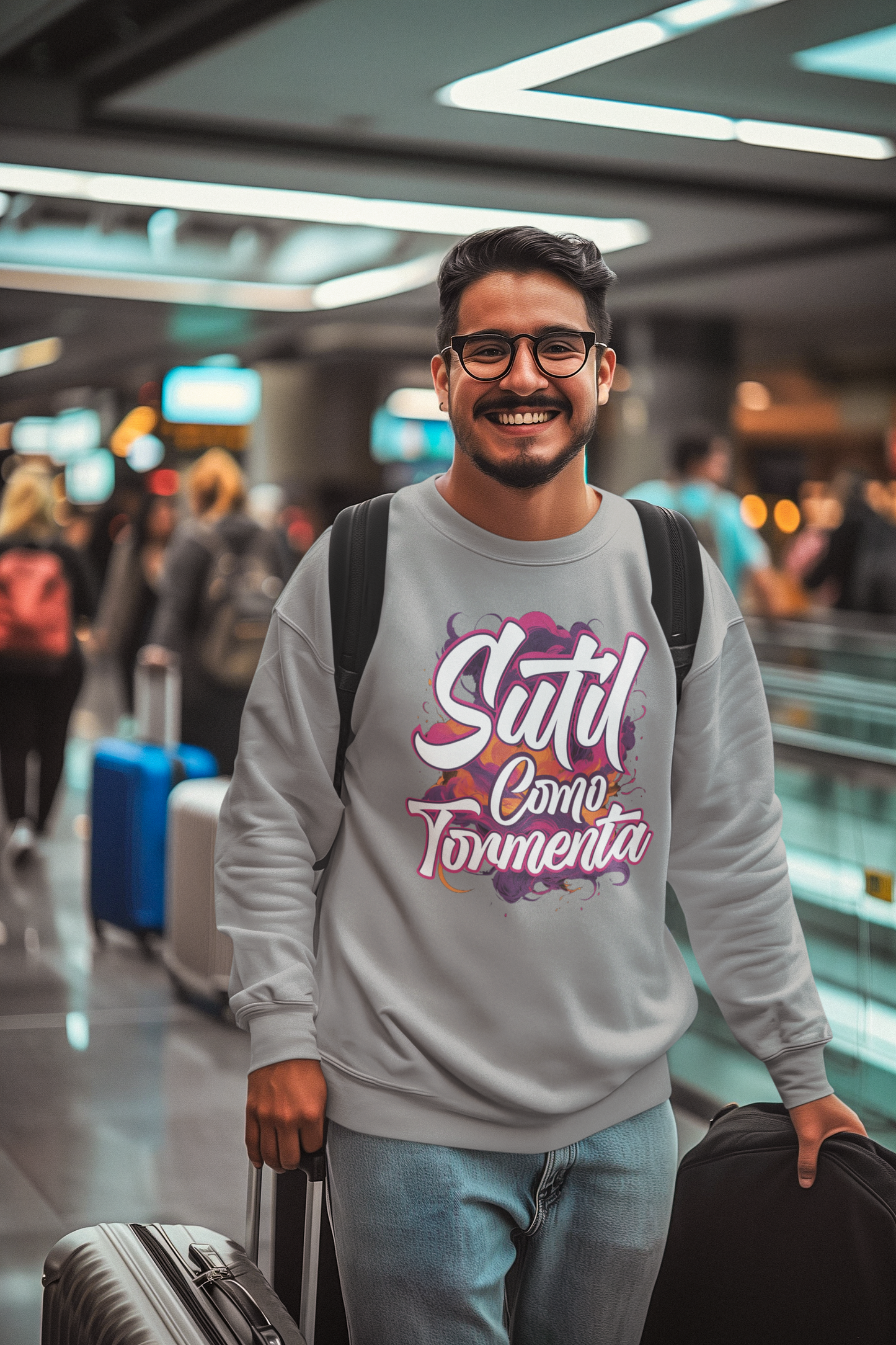 Sutil-como-tormenta Unisex Premium Sweatshirt