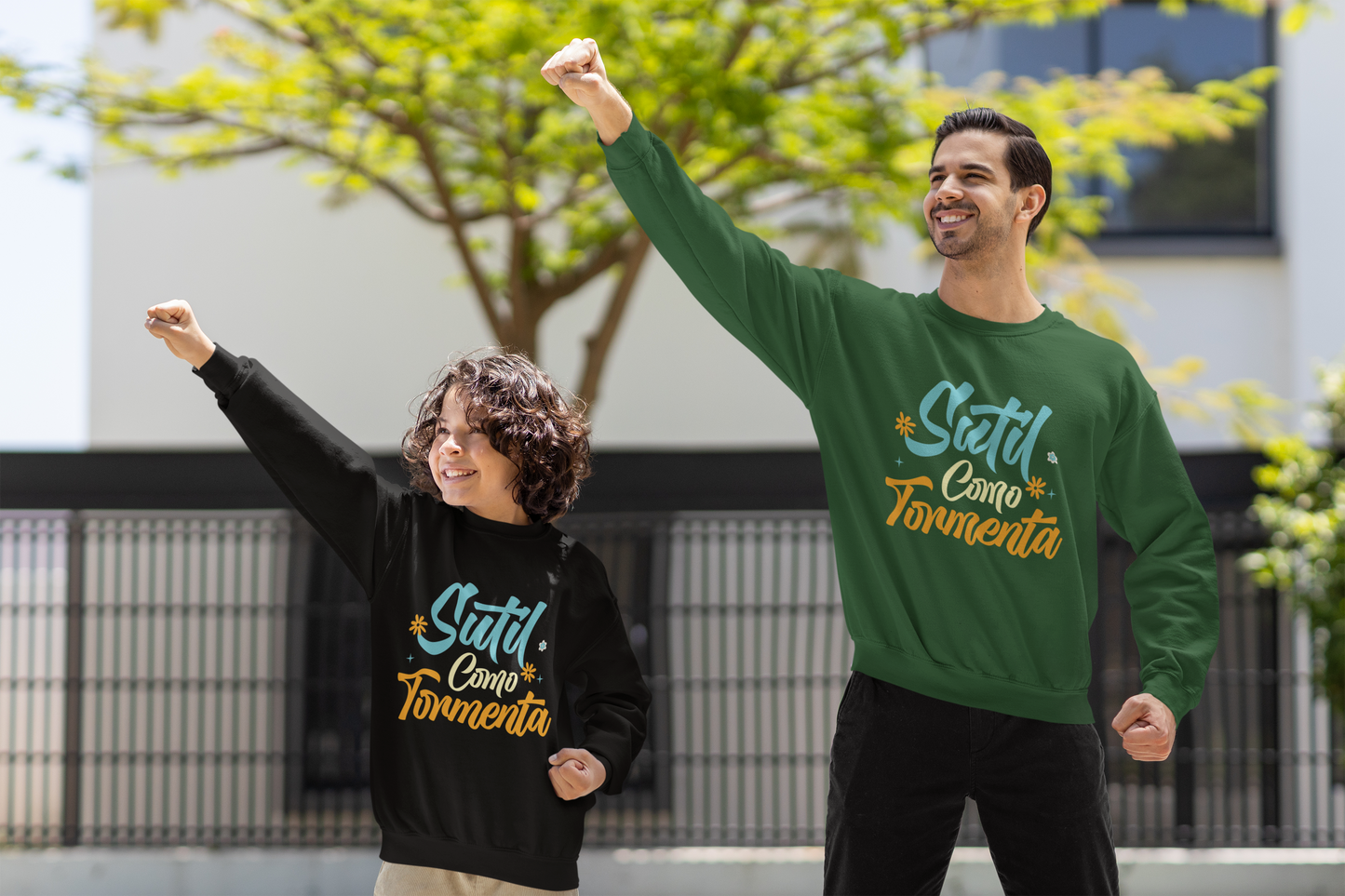 Sutil-como-tormenta Unisex Premium Sweatshirt