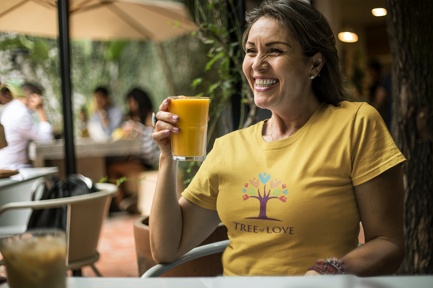 Tree of Love Women's Tee — Heart Tree Graphic Shirt for Moms & Nature Lovers