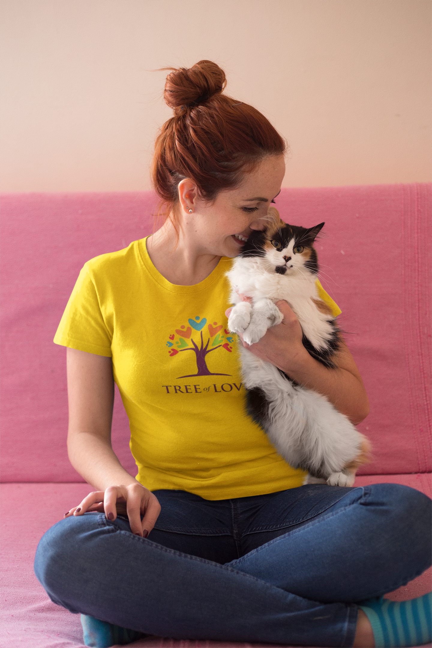 Tree of Love Women's Tee — Heart Tree Graphic Shirt for Moms & Nature Lovers