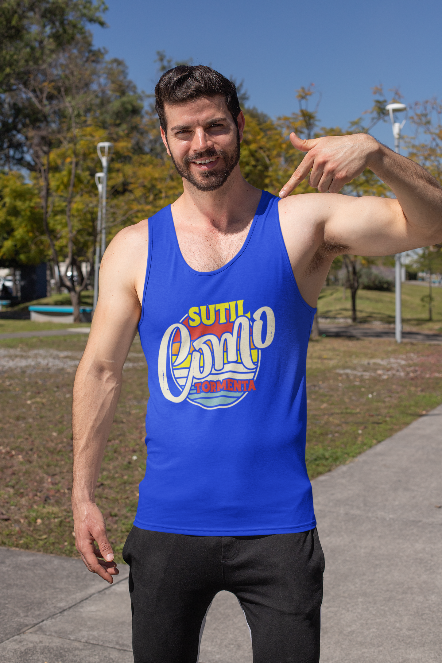 Sutil Como Tormenta Men's Tank Top