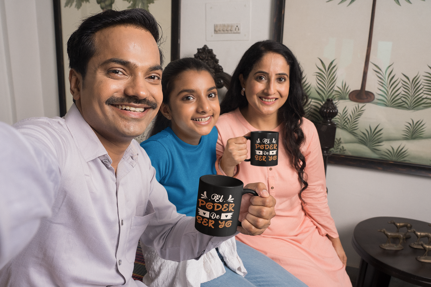 EL-PODER-DE-SER-YO Black Glossy Mug