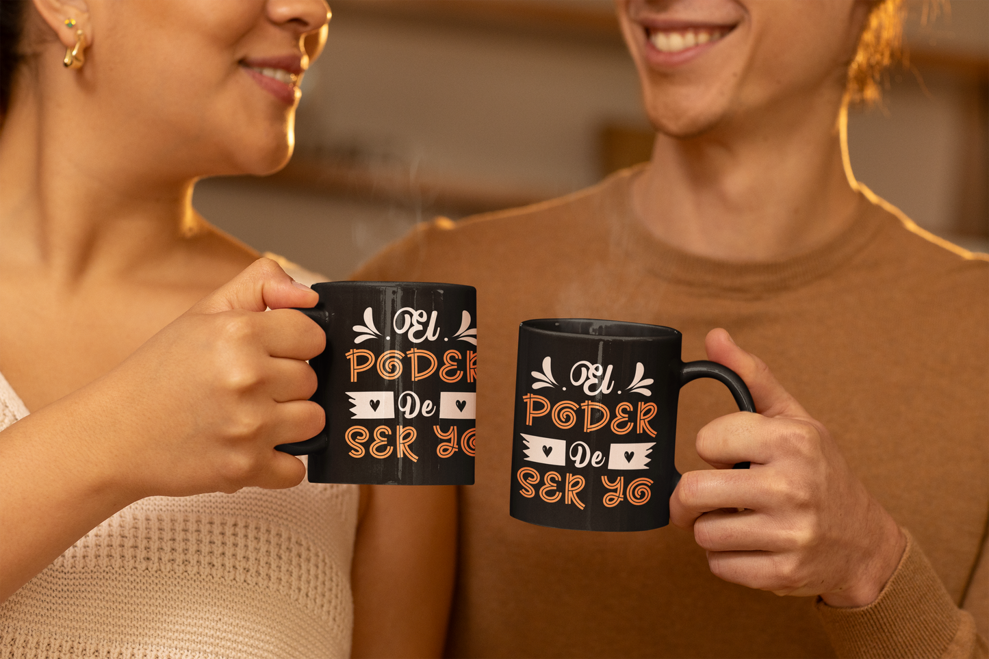 EL-PODER-DE-SER-YO Black Glossy Mug
