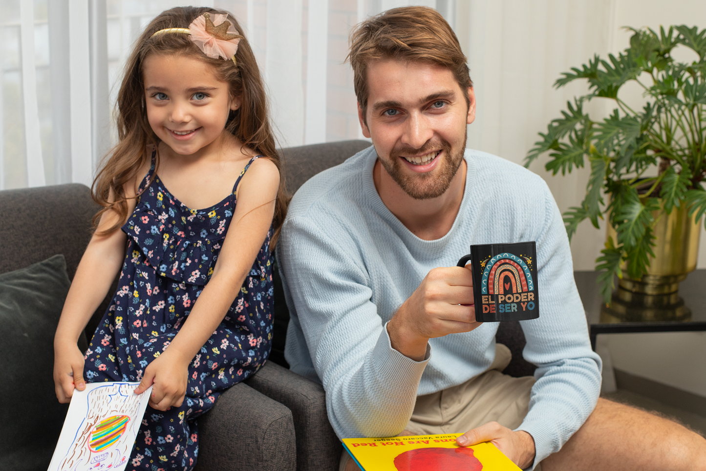 EL-PODER-DE-SER-YO Black Glossy Mug