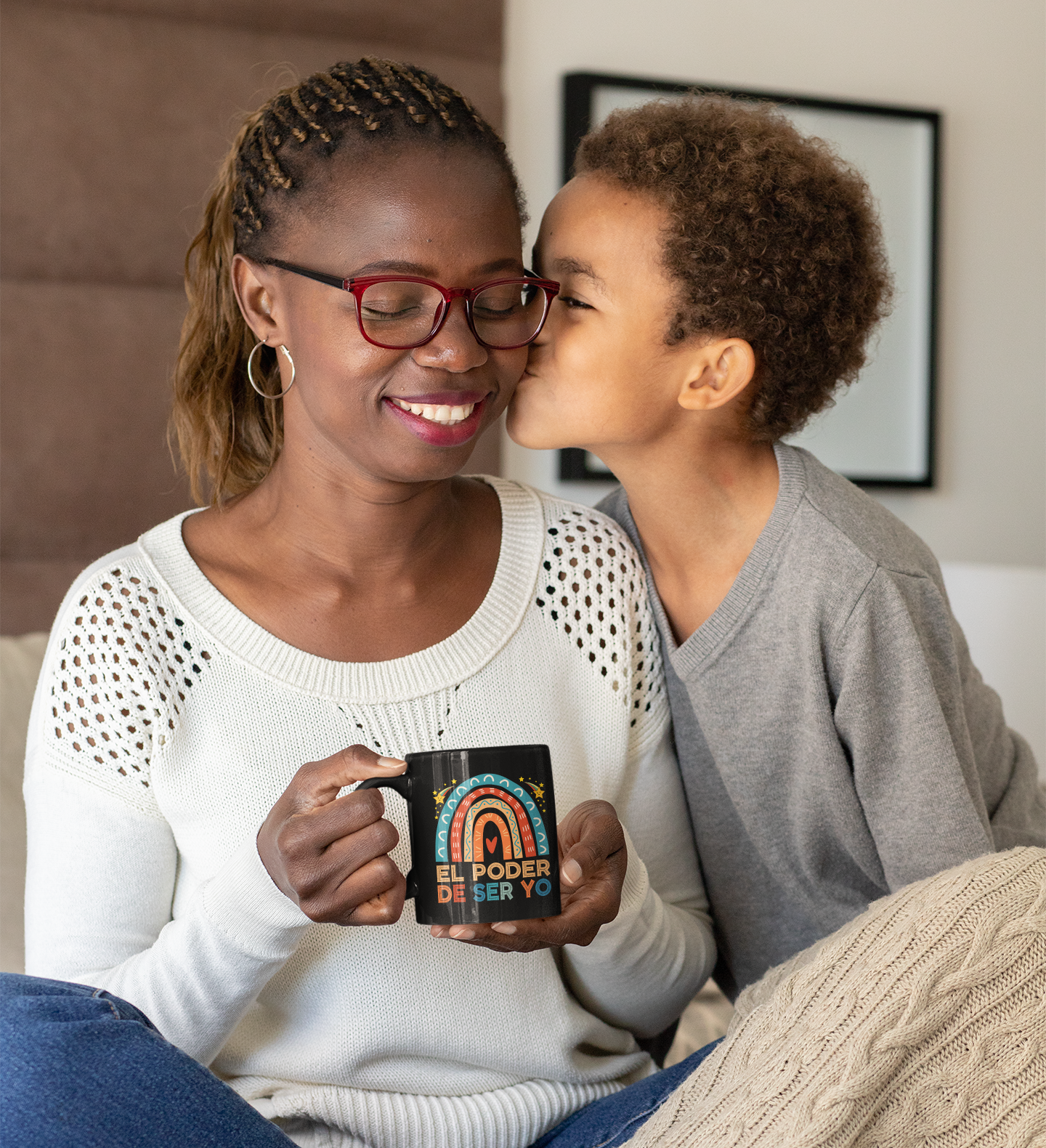 EL-PODER-DE-SER-YO Black Glossy Mug
