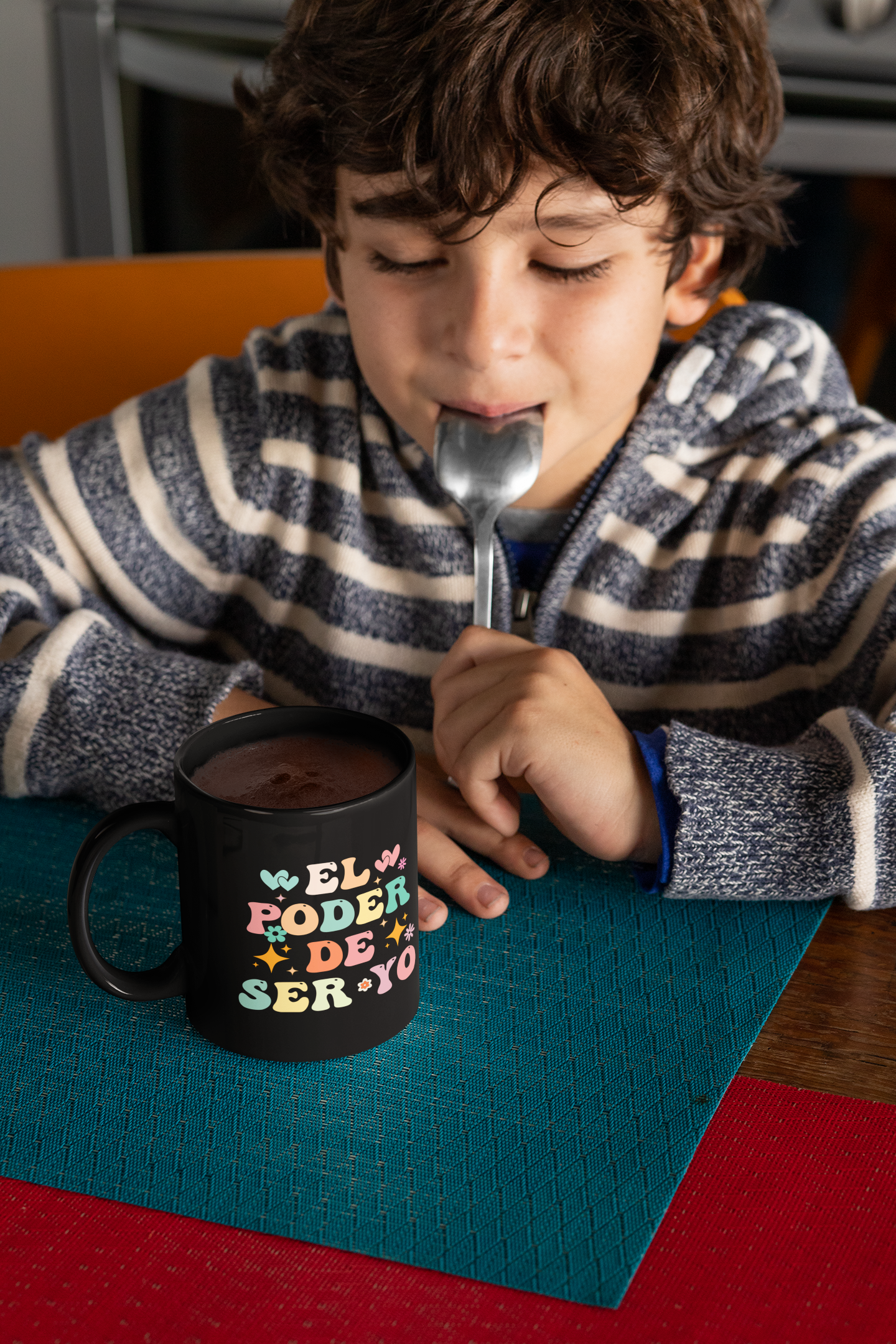 EL-PODER-DE-SER-YO Black Glossy Mug